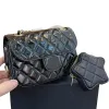 Women Portfel Projektantka torby czarne torby krzyżowe luksusowe torebki swobodne modne ramię torebka klasyczna sieć