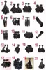 10A Brésilien Péruvien Indien Aunty Funmi Extensions de Cheveux Top Grade Egg Curl Bouncy Curl Vrigin Cheveux Humains 3 Bundles Couleur Naturelle 3803140