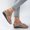 Casual Schoenen Vrouwen 2024 Gesp Hoge Hakken Dames Zomer Sandalen Wig Platform Vrouwen Zapatillas De Mujer