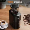 Tools 2023 New SOWTECH Antistatic Conical Burr Coffee Grinder, Adjustable Burr Mill with 38 Precise Grind Setting, Precision Timer