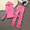 juicy coutoure tracksuit Women's tracksuit Two Piece Pants Velvet Juicy Tracksuit Women Coutoure Set Track Suit Couture Juciy Coture Sweatsuits 001