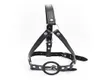 Open Mouth gag Costume Oral Fixation Ring Harness Face Mask Head Strap Harness R529068831