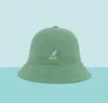 Kangaroo Kangol Fisherman Hat Sun Hat Sunscreen Embroidery Towel Material 3 Sizes 13 Colors Japanese Ins Super Fire Hat X2202141219185