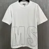 MSGデザイナーメンズTシャツ女性サマーTシャツ100％コットンデザイナーショートスリーブカジュアルシャツヒップホップストリートウェアTシャツTEESメンズ衣料CXD240314-12