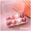 Other Health Beauty Items Sponges Egg Super Soft Makeup Tools No Eat Powder Dry And Wet Air Cushion Puff Make Up Eggs Cut Ball Pac Dh8Qd