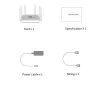 Kontrollera original Xiaomi Redmi Ax5400 WiFi Router Mesh System WiFi 6 Plus 160MHz arbete med Xiaomi Mijia Mihome App 1M Nätverkskabel