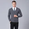 Men's Sweaters Men Super Fine Merino Wool Coat 2024 Spring Autumn Knitted Pure Man Single Breasted Cardigan