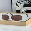 CHA71560 Óculos de sol de grife clássico para mulheres Y2K óculos de sol Moda oval lentes de múltiplas cores Laser espelho estilo óculos retrô unissex tons com caixa