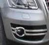 Couvercle décoratif de phare antibrouillard avant de voiture en ABS chromé de haute qualité, cadre de garniture de décoration de phare antibrouillard pour Q5 2009 – 20123379251, 2 pièces