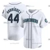 44 Julio Rodriguez Mariners Jersey Jorge Polanco Dylan Moore Taylor Trammell Cal Raleigh Luis Castillo Ty Frankrijk Logan Gilbert George Kirby Seattle Kyle Lewis