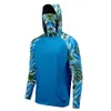 Visserijkleding Heren Maskeroverhemden met lange mouwen en capuchon Upf 50 UV-bescherming Sweatshirt Ademende kleding 240228