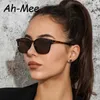 Luxus Designer Sonnenbrille Quadrat Radfahren Männer Frauen Rechteck Rahmen Weibliche Oculos Y2k Retro Gradienten Hip Hop Shades Uv400 Jw32