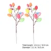 Decorative Flowers Easter Cuttings Decorations For Home Garden Decors Egg Bouquet Wood Pile Po Props Foam