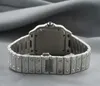 Iced Out neue Ankunft Marke hohe Qualität Luxus Gold Silber original maßgeschneiderte Hip Hop Männer Moissanit Diamant Armbanduhr
