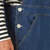 Men's Jeans Kakan - Street Trendy Strap From Europe And America Dark Blue One Piece K34-777