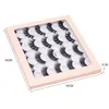 Ny 8D Mink Hair Natural Curling Tjock False Eyelash 10 Par Creative Packaging European och American Eyelash gränsöverskridande direktförsörjning