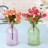 Dekorativa blommor 15 huvuden Mini Rose Colorful Silk Artificial Flower Home Decor for Wedding Small Roses Bouquet Decoration Display