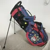 Sacs de golf Sacs avec support Nouveau sac de GOLF Sac en tissu en nylon bleu Sac à bandoulière ultra léger Sac de support Fournitures de golf grande capacité Contactez-nous pour voir des photos avec LOGO