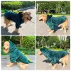 ジャケットミディアムからラージ犬の服冬のパーカージャケット楽しい恐竜タイガーウールラージドッグコート服ジャンプスーツ温かいペット用品
