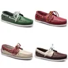 Hommes Femmes Casual Chaussures Cuir Semelle Souple Noir Blanc Rouge Orange Bleu Marron Baskets Confortables 049