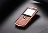 Luxury Unlocked Dual SIM Card Mobiltelefon 15quot Mp3 Camera Bluetooth Flashlight Metal Body Billiga Fashion Golden Cellphone Pho4585945