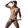 Underpants Fashion Soft Breathable Briefs Sexy Men's Underwear Men Hips Up Low Waist Solid Jockstrap Undies Cueca