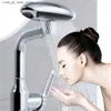 Bathroom Sink Faucets Universal multifunctional rotating spray faucet stainless steel 360 rotating multi-layer filter faucet with 4 outlet modes Q240301