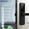 Akıllı Kilit Yrhand Tuya Wifi Fechadura Eletronica Dijital Kapı Biyometrik Kamera Parmak Kart Parolası Ev için
