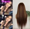 Peruvian Human Hair 4 27 Lace Front Wig Silky Straight 427 Whole 13X4 Wigs 1028inch17785966515963