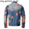 Novo 24ss Designer mens jaqueta casual marca de moda hoodies denim jeans casacos caridigan pritned outono amirs skate manga longa rasgado denim azul mens casaco