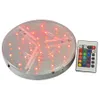 Saiten 10 Stück / Los 8-Zoll-LED-Hochzeits-Mittelstück-Lichtsockel 20 cm Durchmesser 35 cm hoch mit Fernbedienung für Vasen-Shisha-Haken2386511