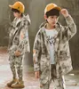 Ensembles de vêtements pour adolescents 2020 printemps lettre Camo veste pantalon Costume Sprot pour garçons vêtements mode enfants Costume 10 12 ans T20046378062