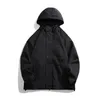 Spring Casual Hooded Jackets For Men Streetwear Waterproof Cargo Mens Jacket Loose Oversize Fashion Jackets For Women 240220