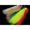 Приманки Tigofly, 8 цветов, длинное гофрированное нейлоновое синтетическое волокно, волокно для кудрявых волос, клоузер, стример Minnow, материалы для вязания нахлыстом