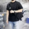 Xinxinbuy 남자 디자이너 티 티 셔츠 2024 그라디언트 문자 인쇄 짧은 슬리브 면화 여성 흰색 블랙 블루 그레이 s-2xl