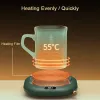 Aquecedor inteligente de caneca de café, ferramentas para café, leite, água, cacau, chá, para mesa de escritório, aquecedor de copo, placa de aquecimento, desligamento automático após 8 horas