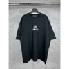 T-shirts de créateurs Balenciga Sweats à capuche Sweatshirts pour hommes Paris Mosaïque LOOK classique Lavé Porté Vieux T-shirt à manches courtes Loose Half T et les amoureux des femmes YFFE