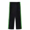 Männer Hosen Gute Qualität Schwarz Casual Nadeln Einfache Hosen Grün Streifen Männer Frau Übergroße Mode Alle-spiel Jogginghose