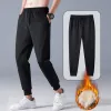 Animaux hommes Pantalons de cargaison chauds en molleton plus taille pantalon thermique en peluche à imprimé thermique 2022