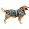 Manteaux de pluie imperméables pour chien, veste à capuche imperméable, poncho de pluie, vêtements de pluie pour animaux de compagnie avec rayures réfléchissantes, accessoires d'extérieur pour chiens