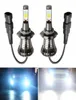 2x podwójny kolor 6000K 3000K biały żółty niebieski H1 H3 H7 H8 H9 H11 9005 9006 880 881 H16 LED FOG Light6458188