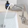 Bathroom Sink Faucets Bathroom basin faucet hot and cold mixer faucet bathroom sink faucet deck installation double hole stainless steel bathtub mixer Q240301