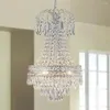 Ljuskronor Crystal Chandelier French Empire Pendant Takljus Modern Belysningsfäste för sovrum Hallbanan Kök badrum