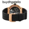 RicharsMill Watch Top Clone Swiss Mechanical Movement 033 Automatic Watch 45mm Rose Gold Mens Watch Strap rm033 One RG