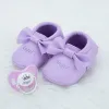 طيبة Miyocar في الهواء الطلق أي اسم Gold Pink Bling Pacifier و Baby Shoes Walker First Style Style فريد تصميم PSH3