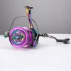 Reels Sea Fishing Spinning Reel 25KG Max Drag Power 18+1BB Full Metal Body Spinning Reel Long Casting Wheel Saltwater 8000/10000/12000