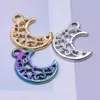 Hanger Kettingen Roestvrij Staal Holle Charms Maan Ster Goud Zilver Kleur DIY Ketting Voor Vrouwen Sieraden Maken Armbanden Craft Supplies