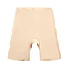 Damenhöschen Flarixa Boxershorts für Frauen Nahtlose Eisseide-Sicherheitsshorts unter dem Rock Hohe Taille Schlankheits-Sommerhose