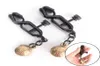 Stainless Steel Labia Clitoris Nipple Clamps Black Metal Chain Bdsm Bondage For Women Body Jewelry Exotic Accessories C181225017122604