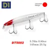 LURS D1 MINNOW Fishing Lures 3pcs Wobblers 145 mm / 23,5g 120 mm / 19,5g Suspende Bât dur artificiel pour les leurres de pêche en mer DT5002